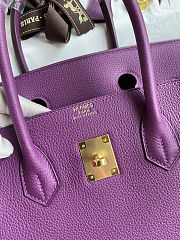 Colestore Hermes Birkin Purple Togo 35CM - 3