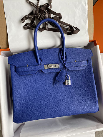 Colestore Hermes Birkin Blu Royal Togo 35CM