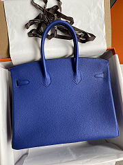 Colestore Hermes Birkin Blu Royal Togo 35CM - 6