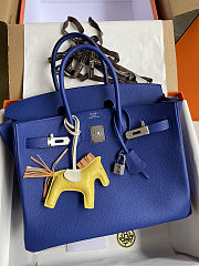 Colestore Hermes Birkin Blu Royal Togo 35CM - 4