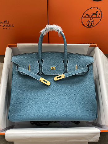 Colestore Hermes Birkin Blue Jean Togo 35CM