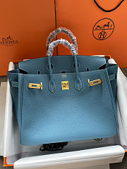 Colestore Hermes Birkin Blue Jean Togo 35CM - 6