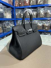 Colestore Hermes Birkin Black Silver hardware Togo 35CM - 2