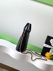 Colestore Chanel Clutch with Chain - Suede calfskin, shiny lambskin & gold-tone Black 18x17x6cm - 6
