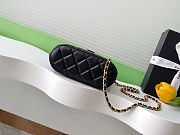 Colestore Chanel Clutch with Chain - Suede calfskin, shiny lambskin & gold-tone Gray 18x17x6cm - 5