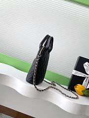 Colestore Chanel Clutch with Chain - Grained Calfskin & gold-tone Black 18x17x6cm - 5