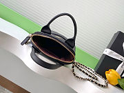 Colestore Chanel Clutch with Chain - Grained Calfskin & gold-tone Black 18x17x6cm - 3