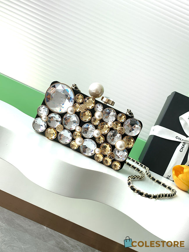 Colestore Chanel Minaudière Clutch 11.5x16x6.8cm - 1