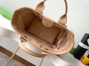 Colestore Chanel Deauville Beige Tote Straw with Chain size 34cm - 5