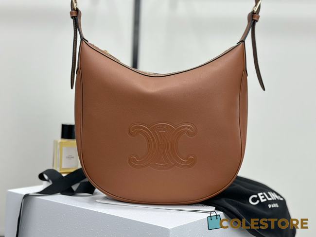 Colestore Celine Heloïse Bag In Supple Grained Calfskin Caramel  30x28.5x8cm - 1