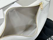 Colestore Celine Heloïse Bag In Supple Grained Calfskin White 30x28.5x8cm - 2