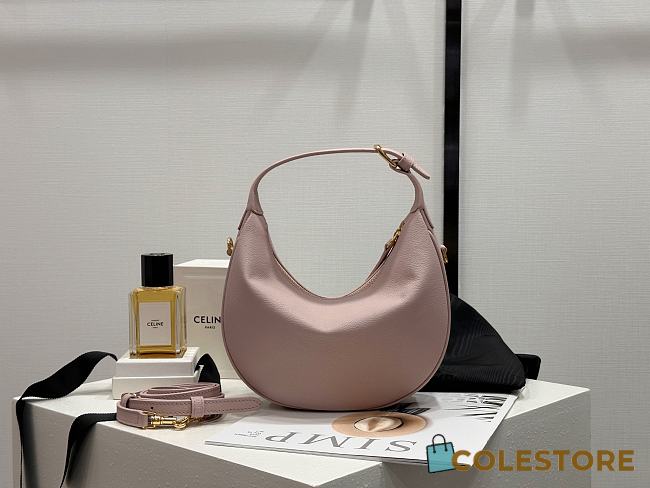Colestore Celine Teen Celine Lulu In Grained calfskin - Bleached Pink 21x24x5cm - 1