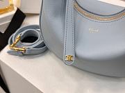 Colestore Celine Teen Celine Lulu In Grained calfskin - Bleached Blue 21x24x5cm - 4