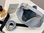 Colestore Celine Teen Celine Lulu In Grained calfskin - Bleached Blue 21x24x5cm - 3