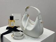 Colestore Celine Teen Celine Lulu In Grained calfskin - White 21x24x5cm - 6