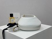 Colestore Celine Teen Celine Lulu In Grained calfskin - White 21x24x5cm - 5