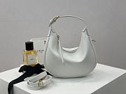 Colestore Celine Teen Celine Lulu In Grained calfskin - White 21x24x5cm - 3
