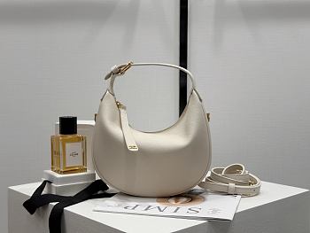 Colestore Celine Teen Celine Lulu In Grained calfskin - Cream 21x24x5cm