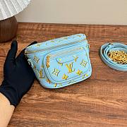 Colestore Louis Vuitton Mini Bumbag Blue 18x7x12cm - 1