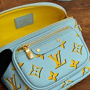 Colestore Louis Vuitton Mini Bumbag Blue 18x7x12cm - 3