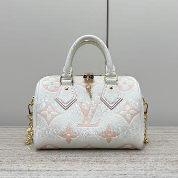 Colestore Louis Vuitton Speedy Bandoulière 20 Cream Pink 20.5x13.5x12cm