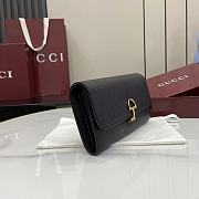 Colestore Gucci Softbit Continental Wallet in Black Leather 19x10x3.5cm - 6