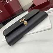 Colestore Gucci Softbit Continental Wallet in Black Leather 19x10x3.5cm - 4