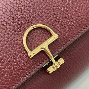 Colestore Gucci Softbit Continental Wallet in Burgundy Leather 19x10x3.5cm - 3