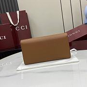 Colestore Gucci Softbit Continental Wallet in Tan Leather 19x10x3.5cm - 6