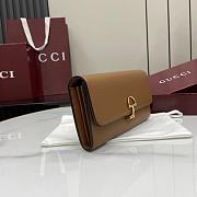Colestore Gucci Softbit Continental Wallet in Tan Leather 19x10x3.5cm - 5