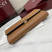 Colestore Gucci Softbit Continental Wallet in Tan Leather 19x10x3.5cm - 3