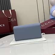 Colestore Gucci Softbit Continental Wallet in Blue Leather 19x10x3.5cm - 6