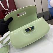 Colestore Gucci Bamboo Diva Light Green Medium Bag 26.6x13x8 cm - 5