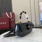 Colestore Gucci Bamboo Diva Black Medium Bag 26.6x13x8 cm - 4