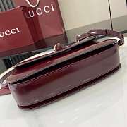 Colestore Gucci Bamboo Diva Burgundy Medium Bag 26.6x13x8 cm - 5