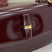 Colestore Gucci Bamboo Diva Burgundy Medium Bag 26.6x13x8 cm - 2