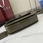 Colestore Gucci Bamboo Diva Green Medium Bag 26.6x13x8 cm - 6