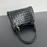 Colestore Bottega Veneta Medium Parachute in Black 29.5 x 18.5 x 17.5cm - 6