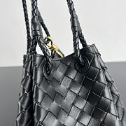 Colestore Bottega Veneta Medium Parachute in Black 29.5 x 18.5 x 17.5cm - 5