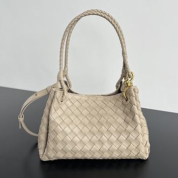 Colestore Bottega Veneta Medium Parachute in Ecru 29.5 x 18.5 x 17.5cm