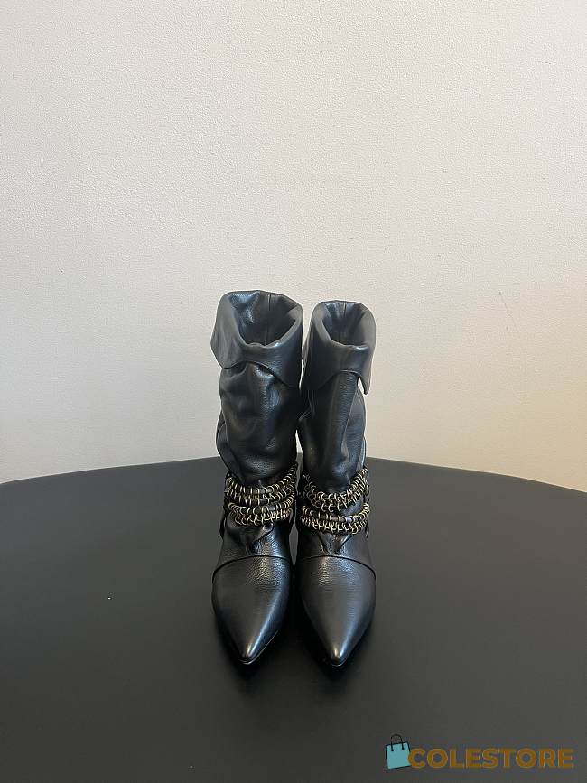 Colestore Isabel Marant Edrik Leather Boots Black  - 1