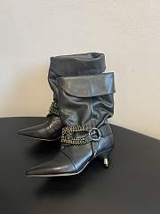 Colestore Isabel Marant Edrik Leather Boots Black  - 5