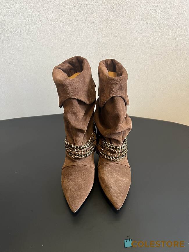 Colestore Isabel Marant Edrik Leather Boots Brown - 1