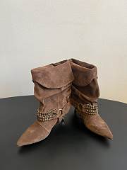 Colestore Isabel Marant Edrik Leather Boots Brown - 4
