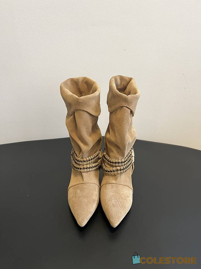 Colestore Isabel Marant Edrik Leather Boots Camel suede - 1