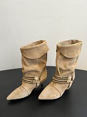 Colestore Isabel Marant Edrik Leather Boots Camel suede - 2