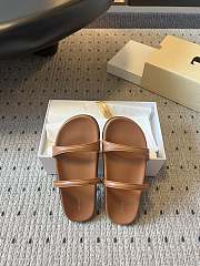 Colestore The Row Ginza Leather Sandals Brown - 6