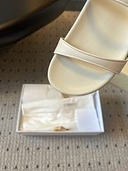 Colestore The Row Ginza Leather Sandals White - 6