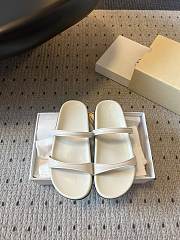 Colestore The Row Ginza Leather Sandals White - 3