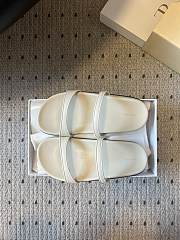 Colestore The Row Ginza Leather Sandals White - 2